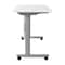 Flash Furniture Palmer 60in. x 24in. HD Nesting Table w/T-Legs, Modesty Panel, 1in. Thick White Tabletop, Gry Frame MT-M6024-T-LEG-WHTGRY-GG - alternate 9